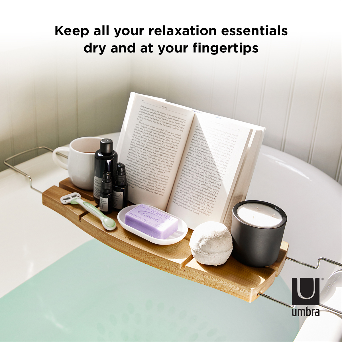 POLICA/POSLUŽAVNIK ZA KADU AQUALA - Bathtub Caddy AQUALA - Slika 3