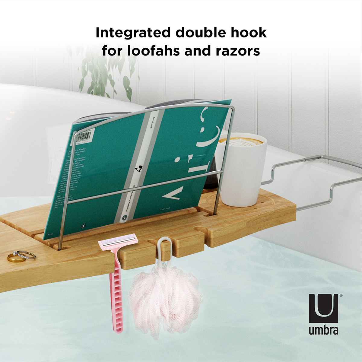 POLICA/POSLUŽAVNIK ZA KADU AQUALA - Bathtub Caddy AQUALA - Slika 4