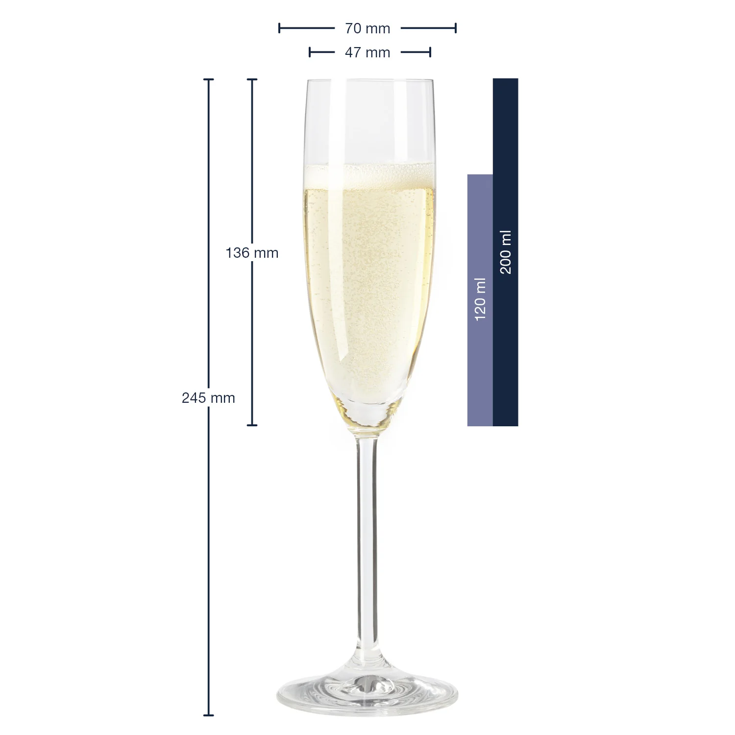ČAŠE ZA ŠAMPANJAC DAILY - Champagne glass DAILY - Slika 7