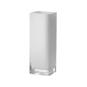 VAZA STAKLENA LUCCA    -    Vase LUCCA white 30x11cm