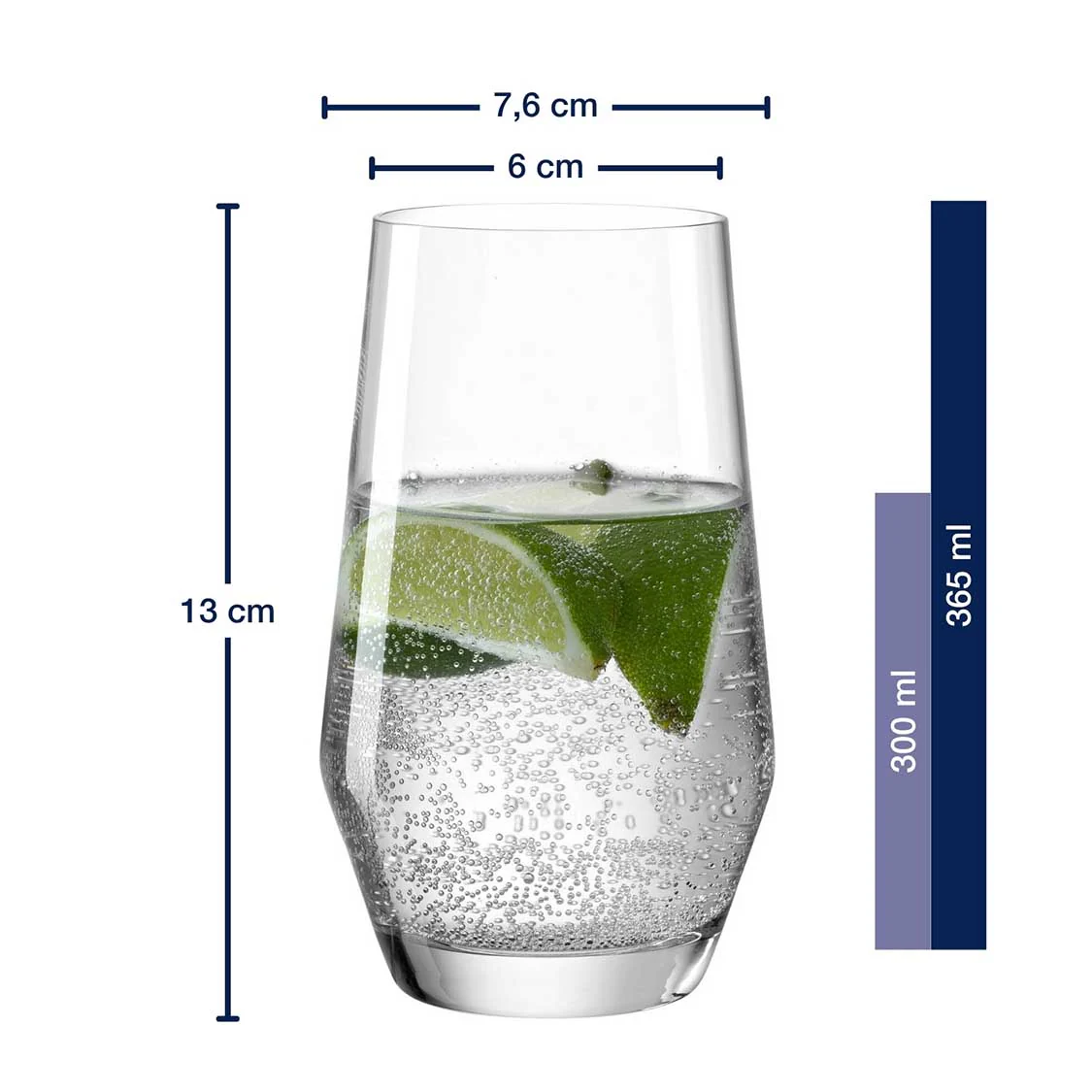 ČAŠE ZA VODU set 1/6 kom PUCCINI - Drinking glass PUCCINI - Slika 3