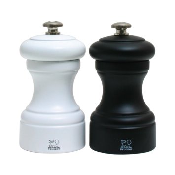 SET MLINOVA SO/BIBER - BISTRO Set pepper-salt mill – black/white