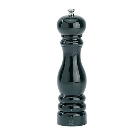 MLIN ZA BIBER - Manual pepper mill in black lacquered u'Select wood 22 cm