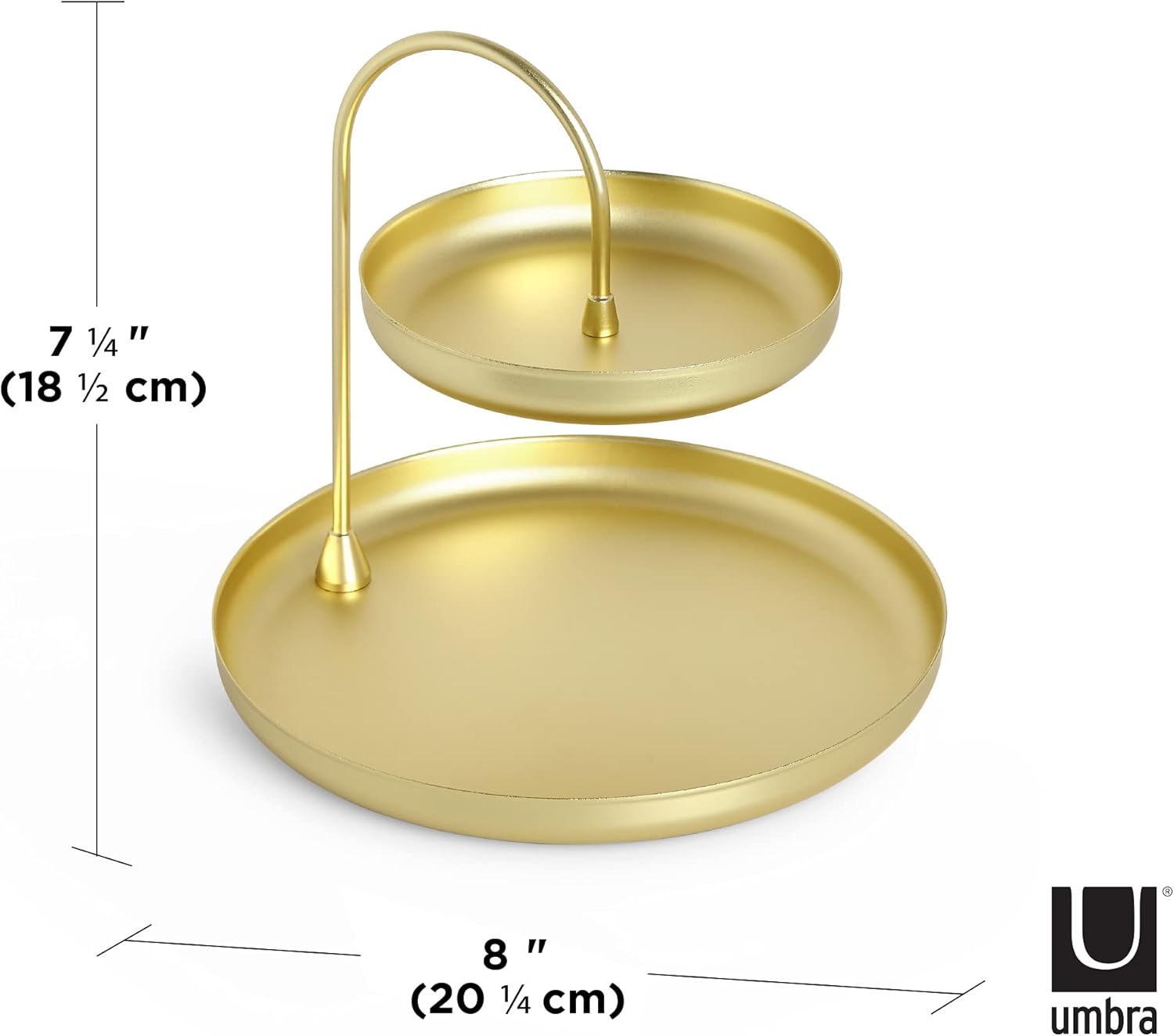 STALAK ZA NAKIT - POISE Two Tiered Tray - Slika 2