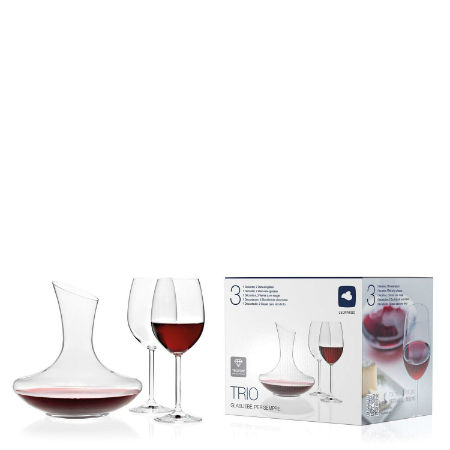 DEKANTER I DVE ČAŠE/SET ZA VINO TRIO - Red wine set TRIO 3 pieces - Slika 2
