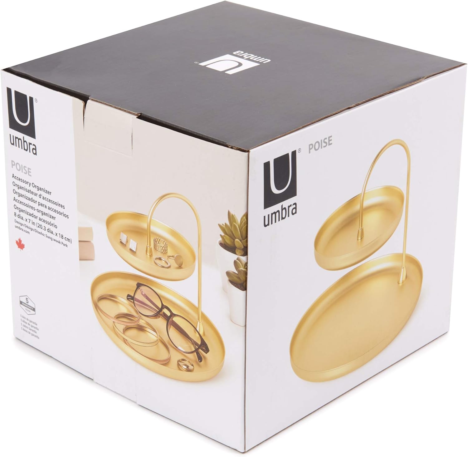 STALAK ZA NAKIT - POISE Two Tiered Tray - Slika 3