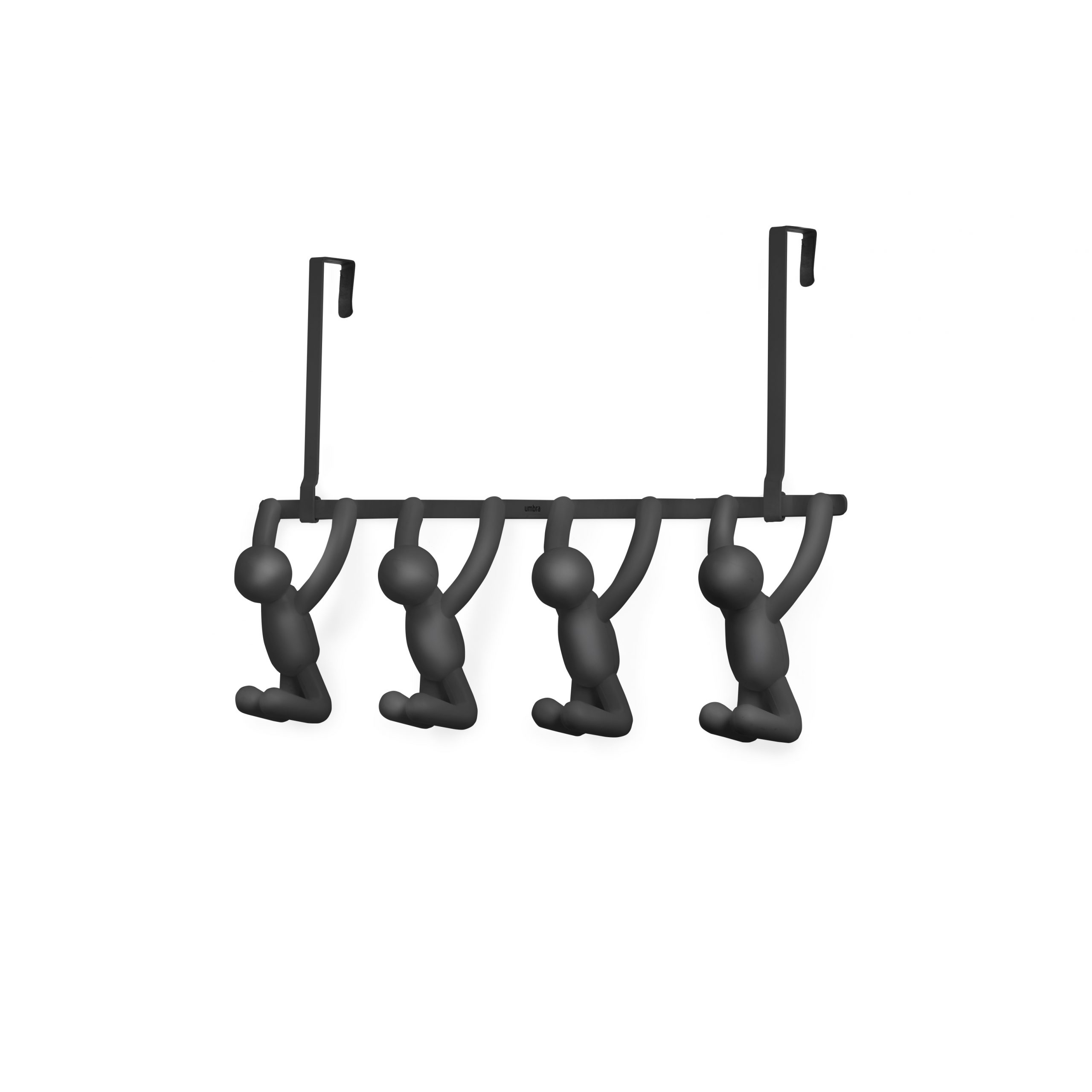 VEŠALICA ZA ZID/PREKO VRATA - Buddy Over The Door 4 Hook, black