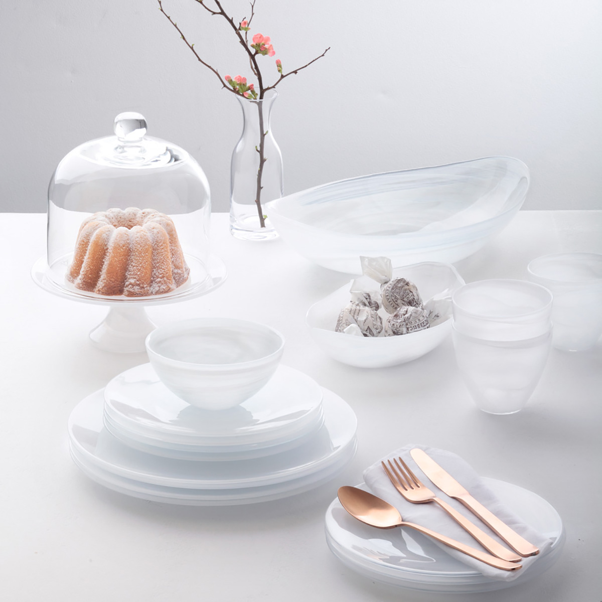 ČINIJA BELA  22cm   -   Alabastro bowl white 22cm - Slika 2