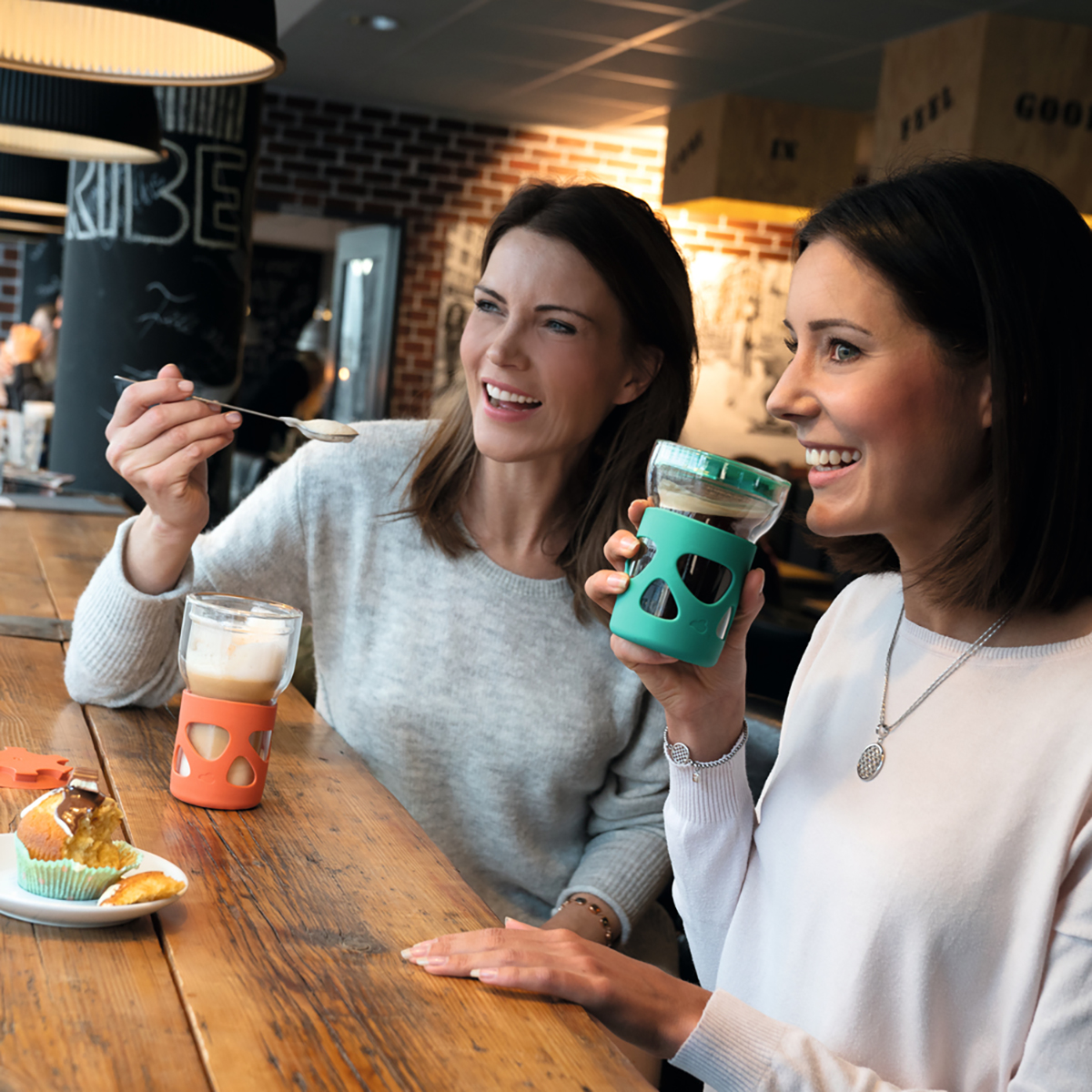 ŠOLJA ZA PONETI - 340 ml zelena - To go mug IN GIRO 340 ml green - Slika 2
