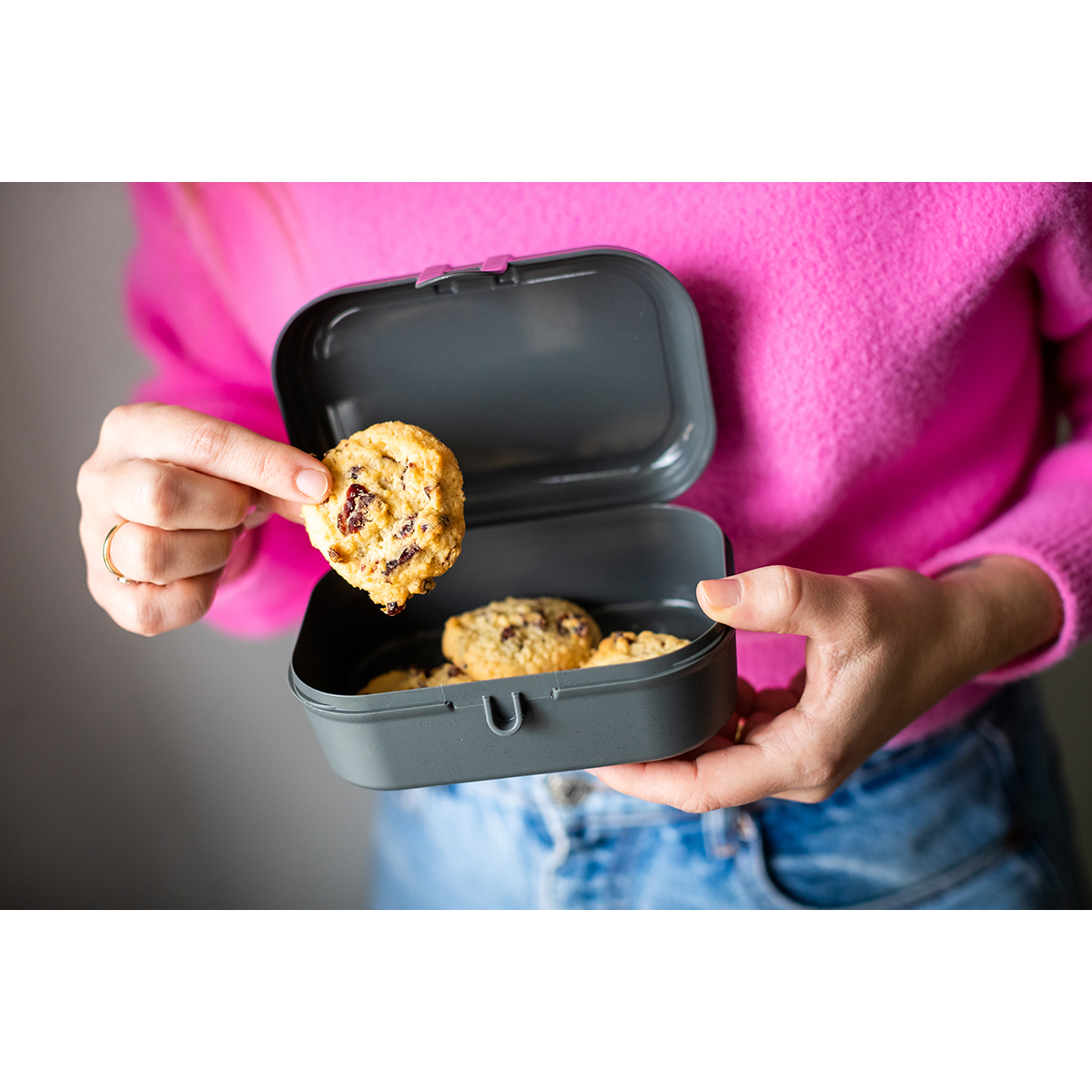 KUTIJA ZA RUČAK - PASCAL S Lunch Box nature ash grey - Slika 2