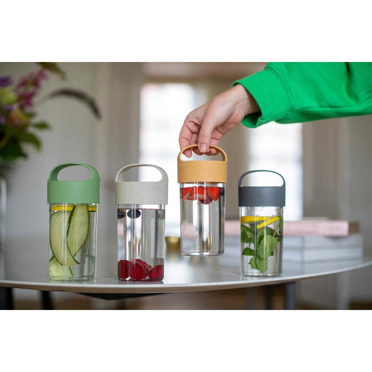 FLAŠA ZA VODU - BUDDY DRINK 0,5 Water Bottle 500 ml nature coral - Slika 4