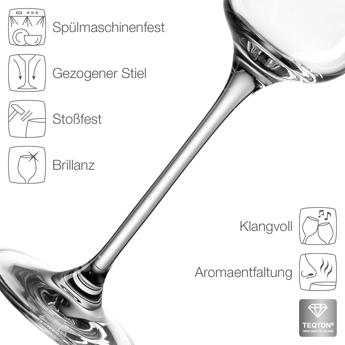 ČAŠE ZA RAKIJU/LIKER set/6 kom TIVOLI – Grappa glass TIVOLI 100ml - Slika 3