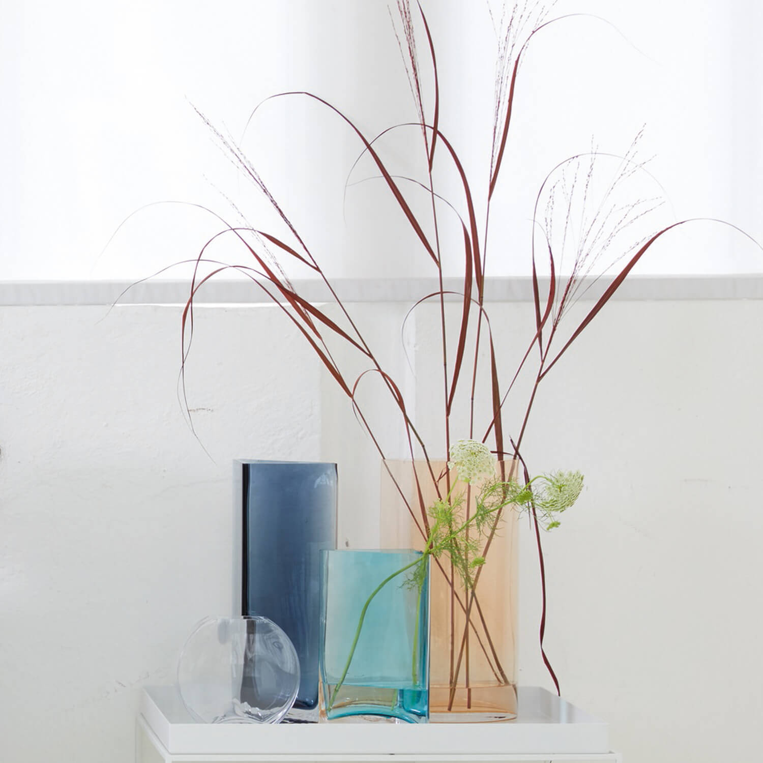 VAZA STAKLENA - Vase glass CENTRO 34 CM - Slika 3