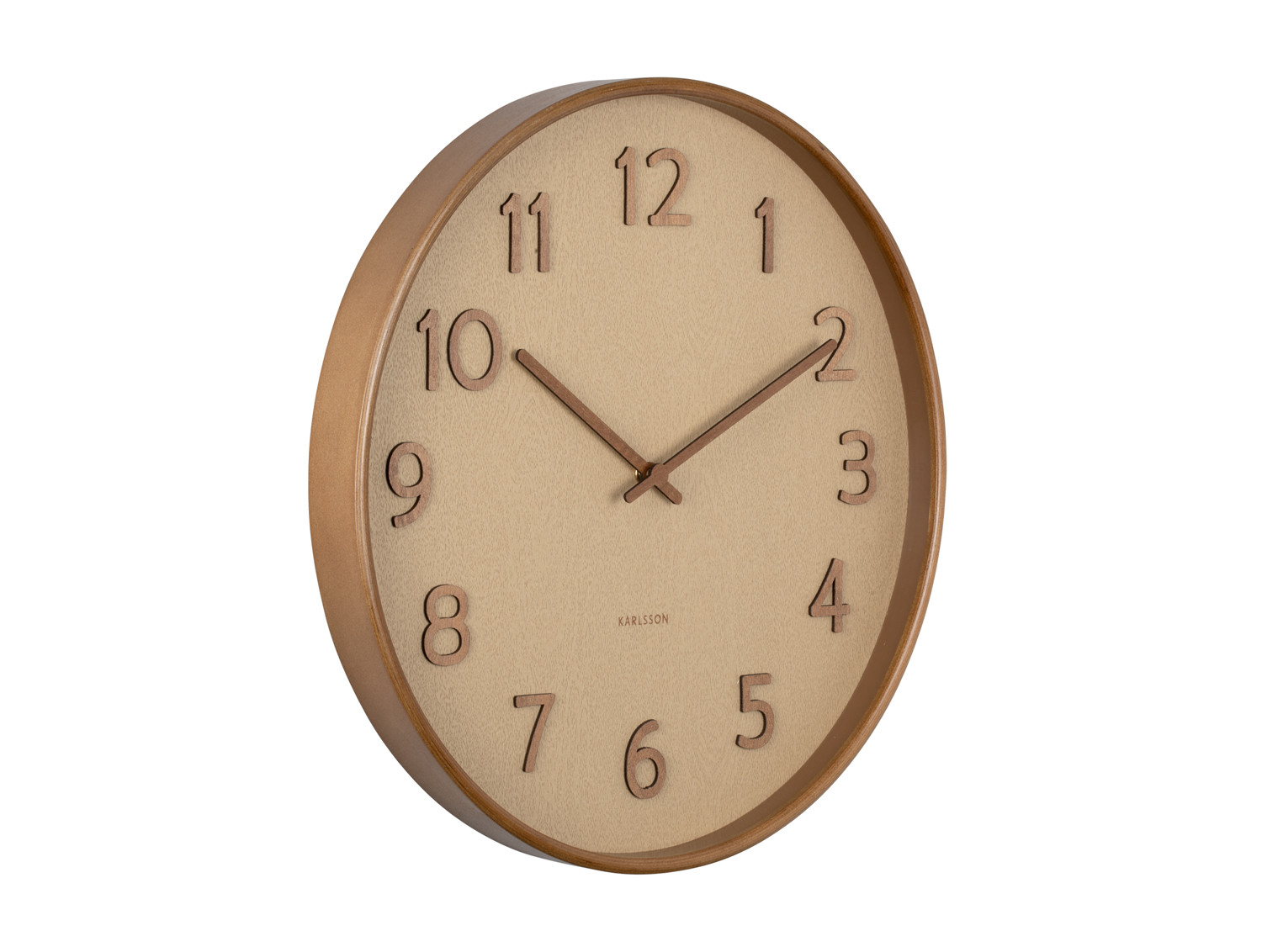 ZIDNI SAT - Wall Clock Pure Wood Grain