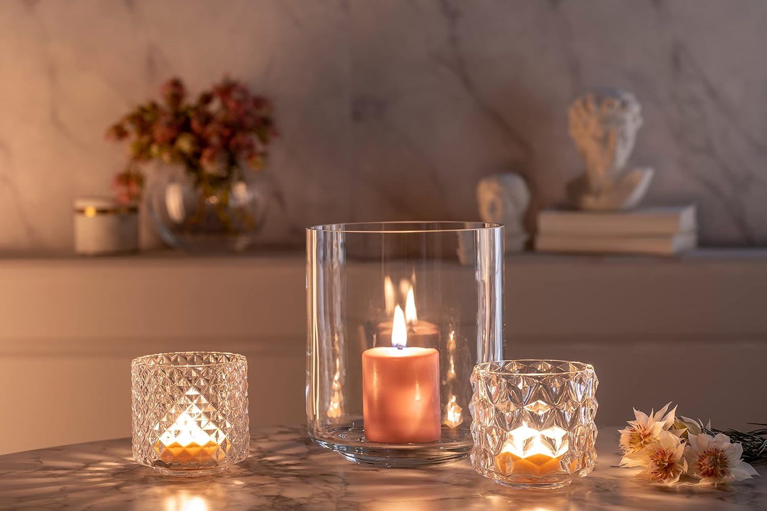 SVEĆNJAK - HURRICANE LAMP 21cm