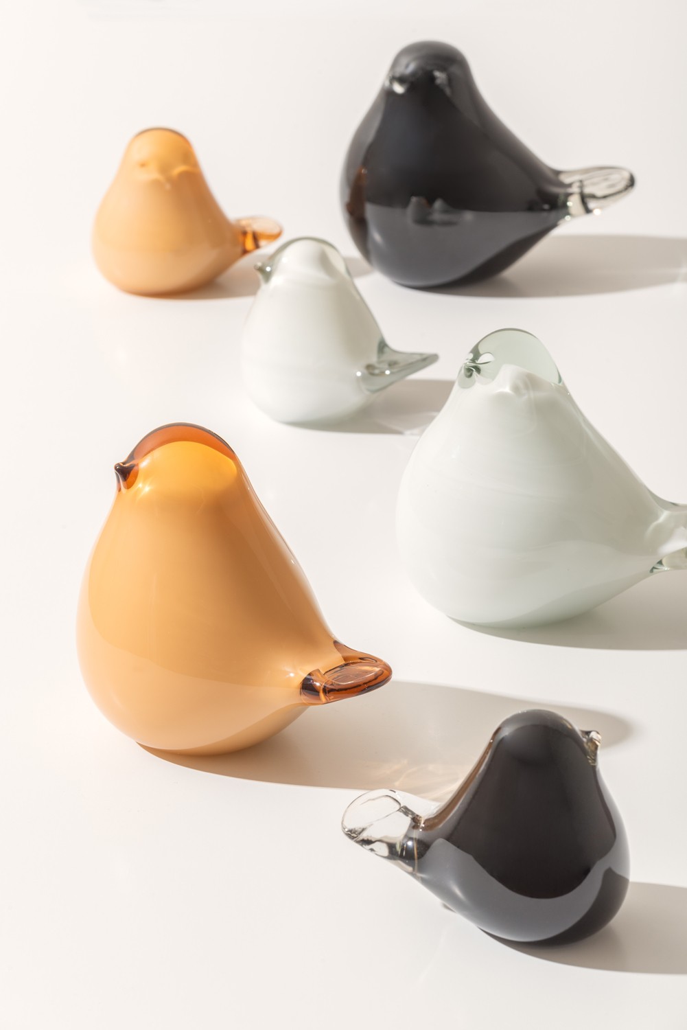 SKULPTURA PTICA - Statue Fat Bird Glass Large - Slika 3