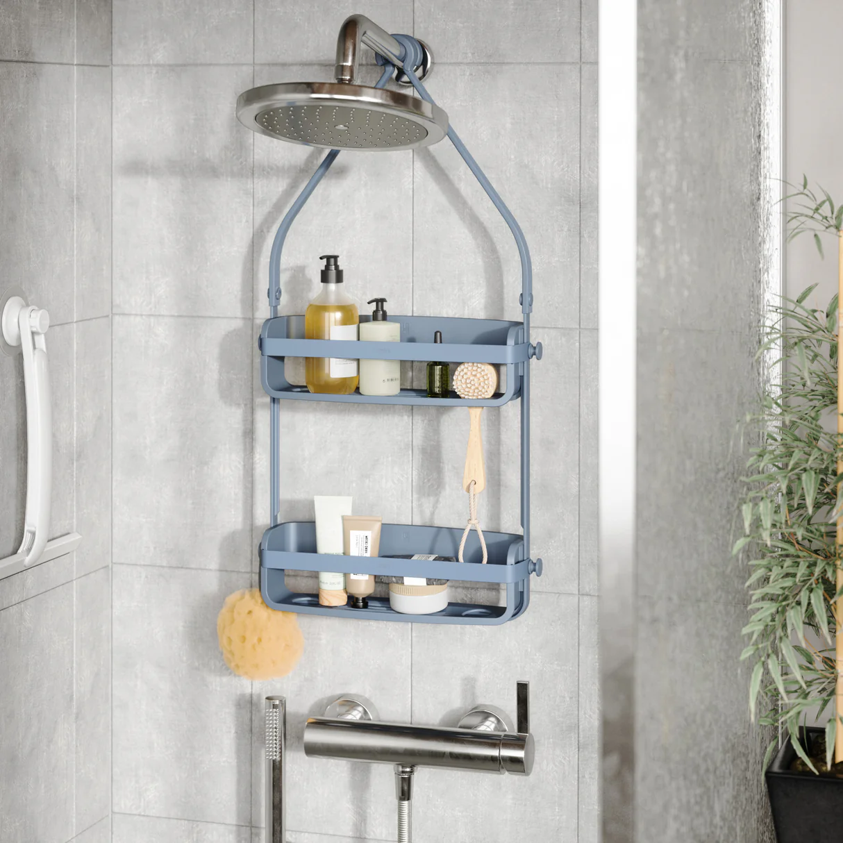 VEŠALICA ZA TUŠ KABINU – FLEX Shower Caddy - Slika 2