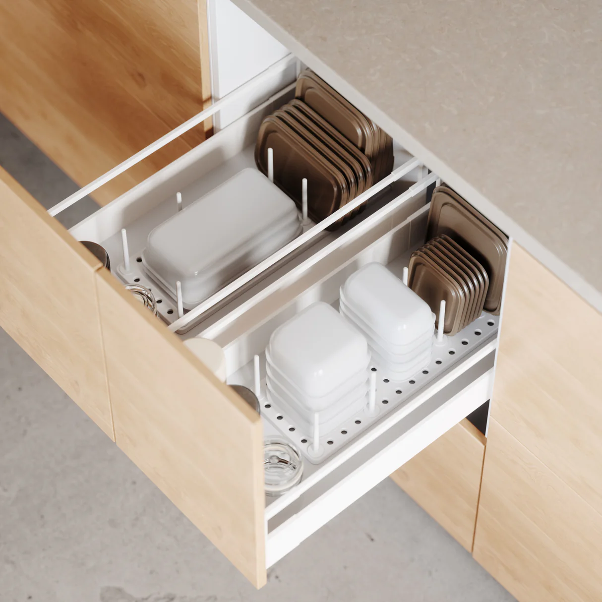 ORGANIZATOR ZA POSUÐE – PEGGY drawer organizers, set of 2 - Slika 5
