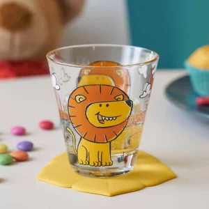 ČAŠA STAKLENA DEČIJA   -   Drinking glass BAMBINI 215 ml Lion