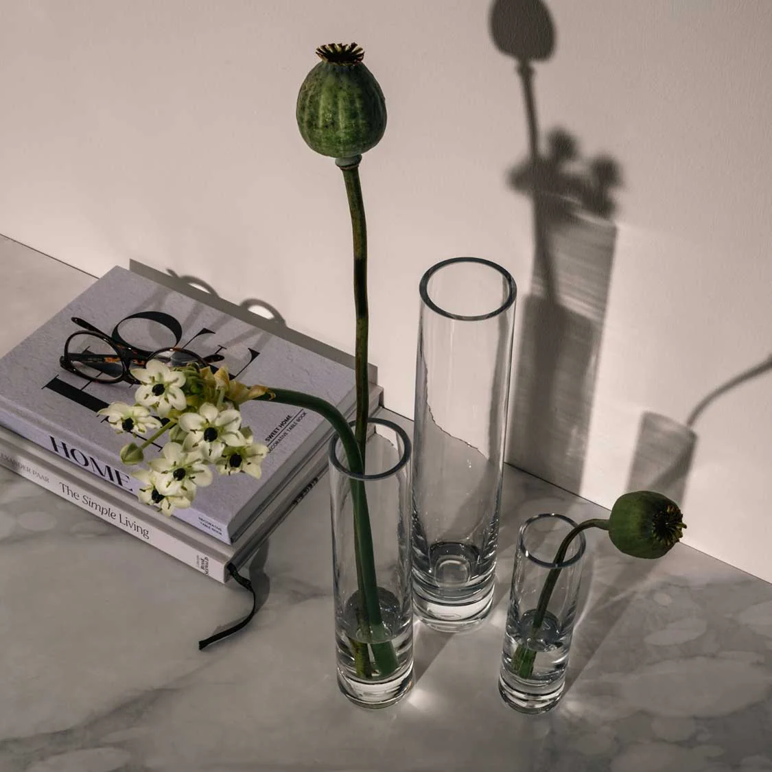 VAZA STAKLENA - Solifleur vase NOVARA 17 cm - Slika 4