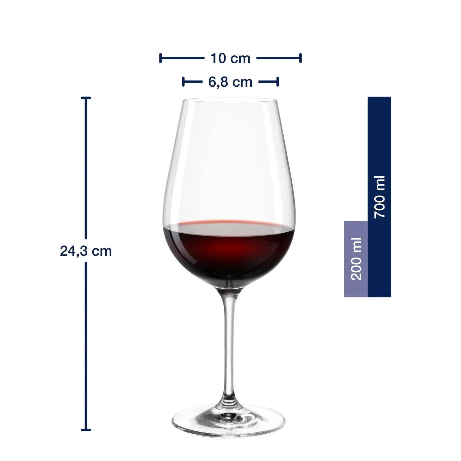 ČAŠE ZA CRNO VINO TIVOLI - Red wine glass TIVOLI 700 ml set of 6 - Slika 6