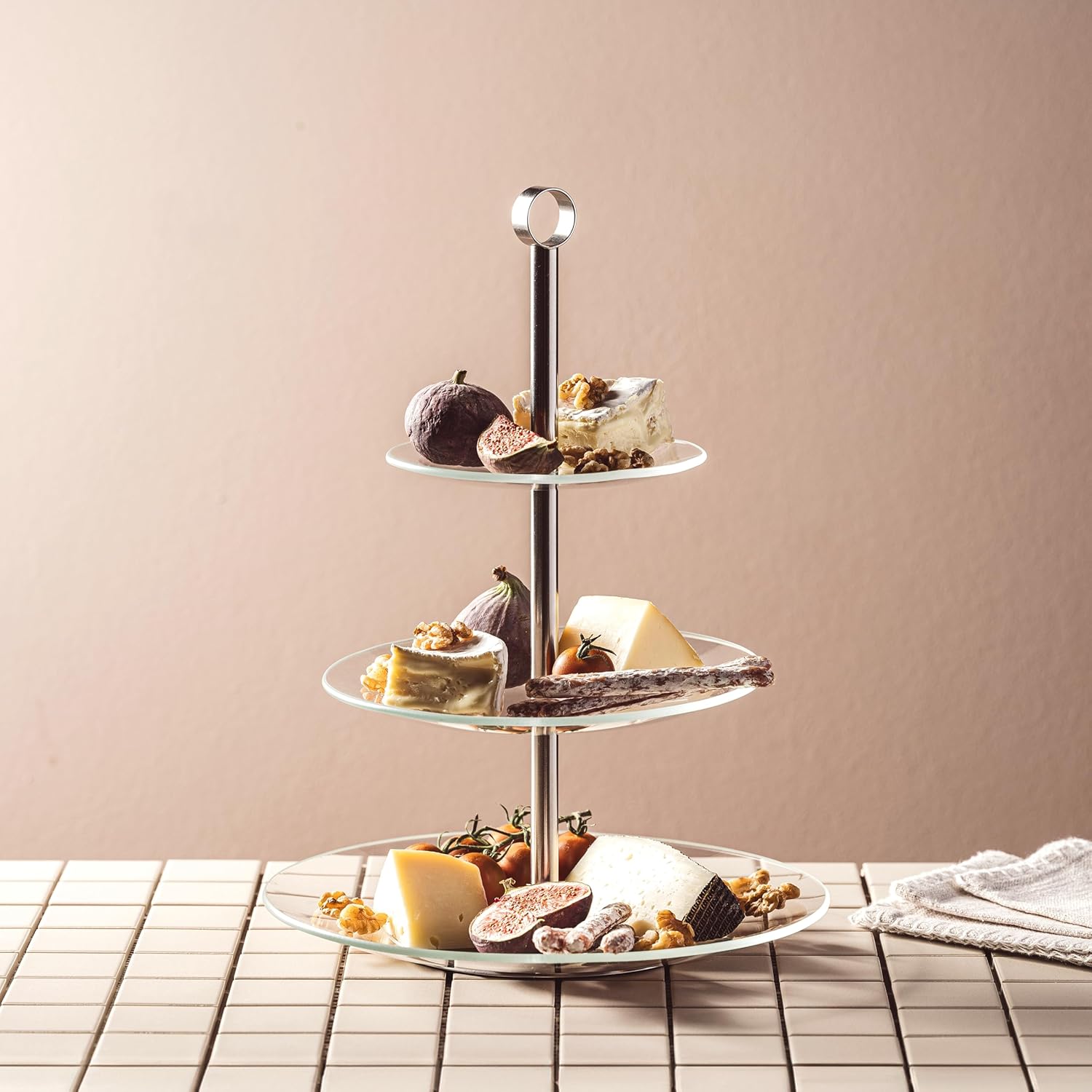 ETAŽER CUCINA STAKLO 3 sprata – Etagere Cucina