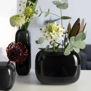 VAZA STAKLENA MILANO  -  Vase MILANO grey 13 cm