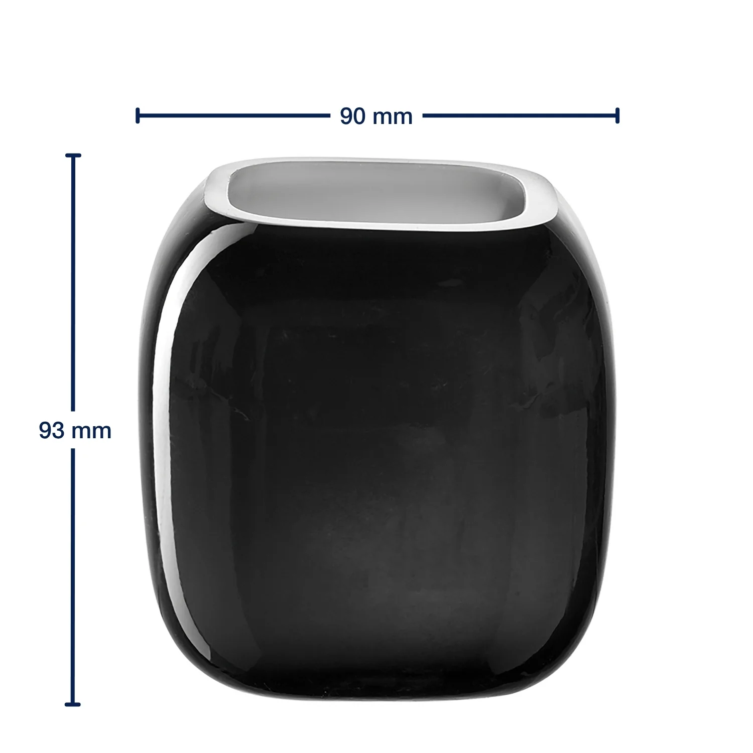 VAZA STAKLENA MILANO - Vase MILANO 9 cm grey - Slika 4