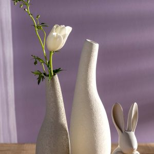 VAZA KERAMIČKA  -  Ceramic vase 40 white LUMINOSA