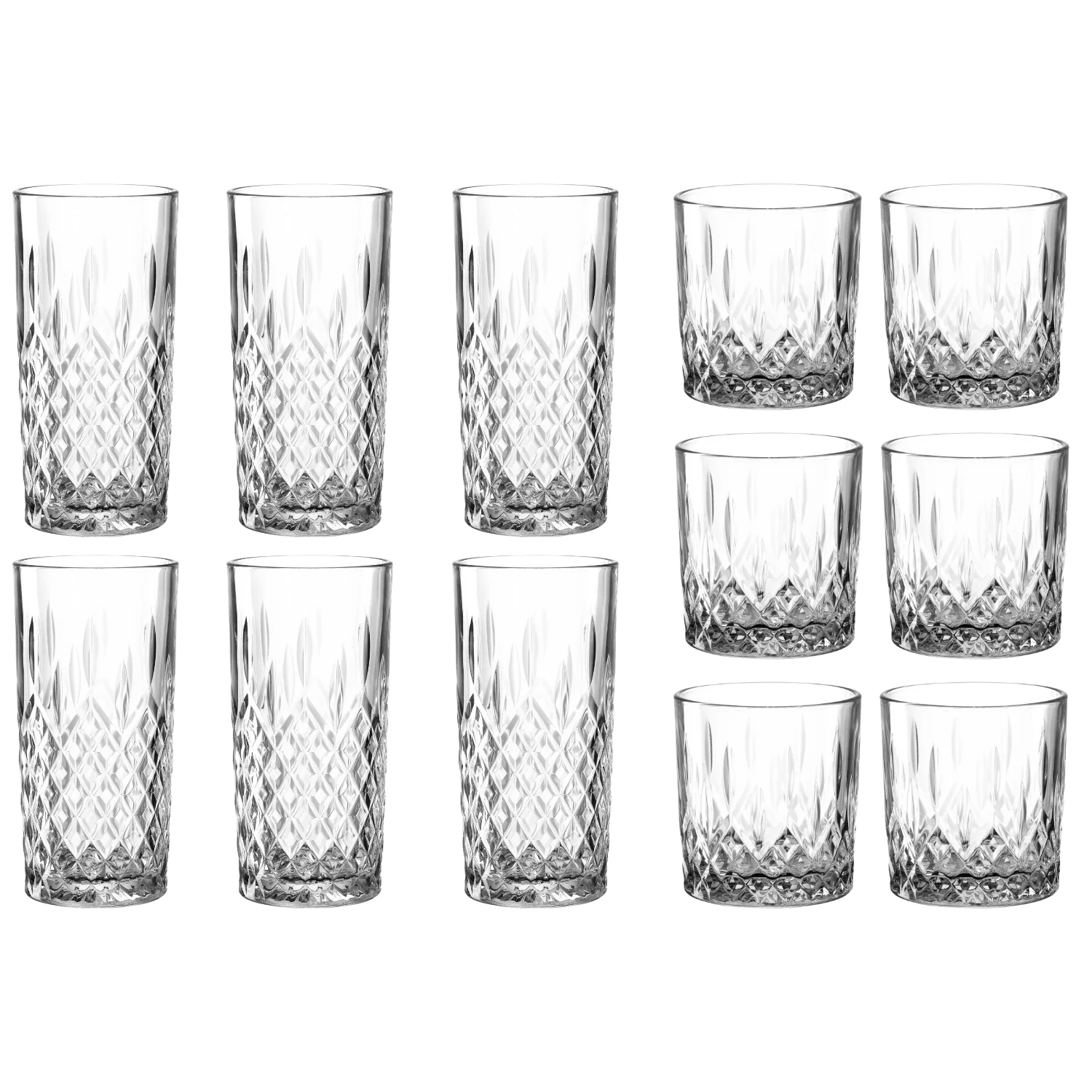 ČAŠE ZA VODU/SOKOVE SET 1/12 - Cup set LIMITED EDITION 12-piece - Slika 2
