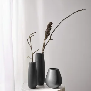 VAZA ZA CVEĆE   45cm  -  Vase, black iron 45cm