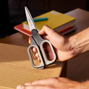 MAKAZE SA SEČIVOM   -   CutPlus Grey Scissors with Integrated Box Cutter