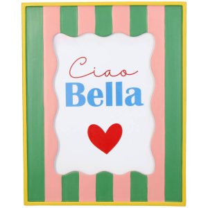 RAM ZA SLIKE   -   Photo Frame Stripes Polyresin Multi 13x18cm