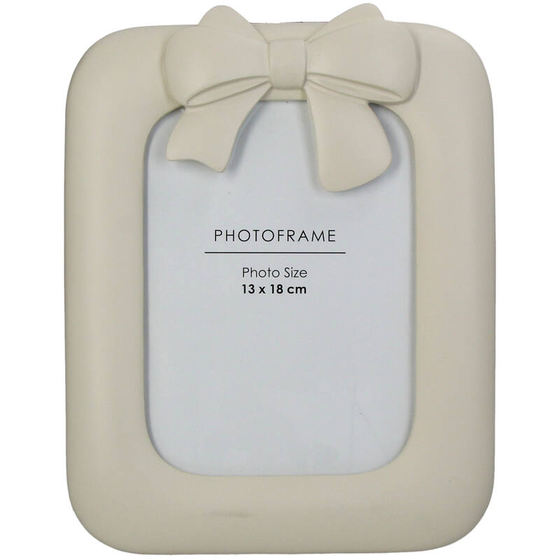 RAM ZA SLIKE 13x18cm - Photo Frame Bow Polyresin Ivory 13x18cm - Slika 2