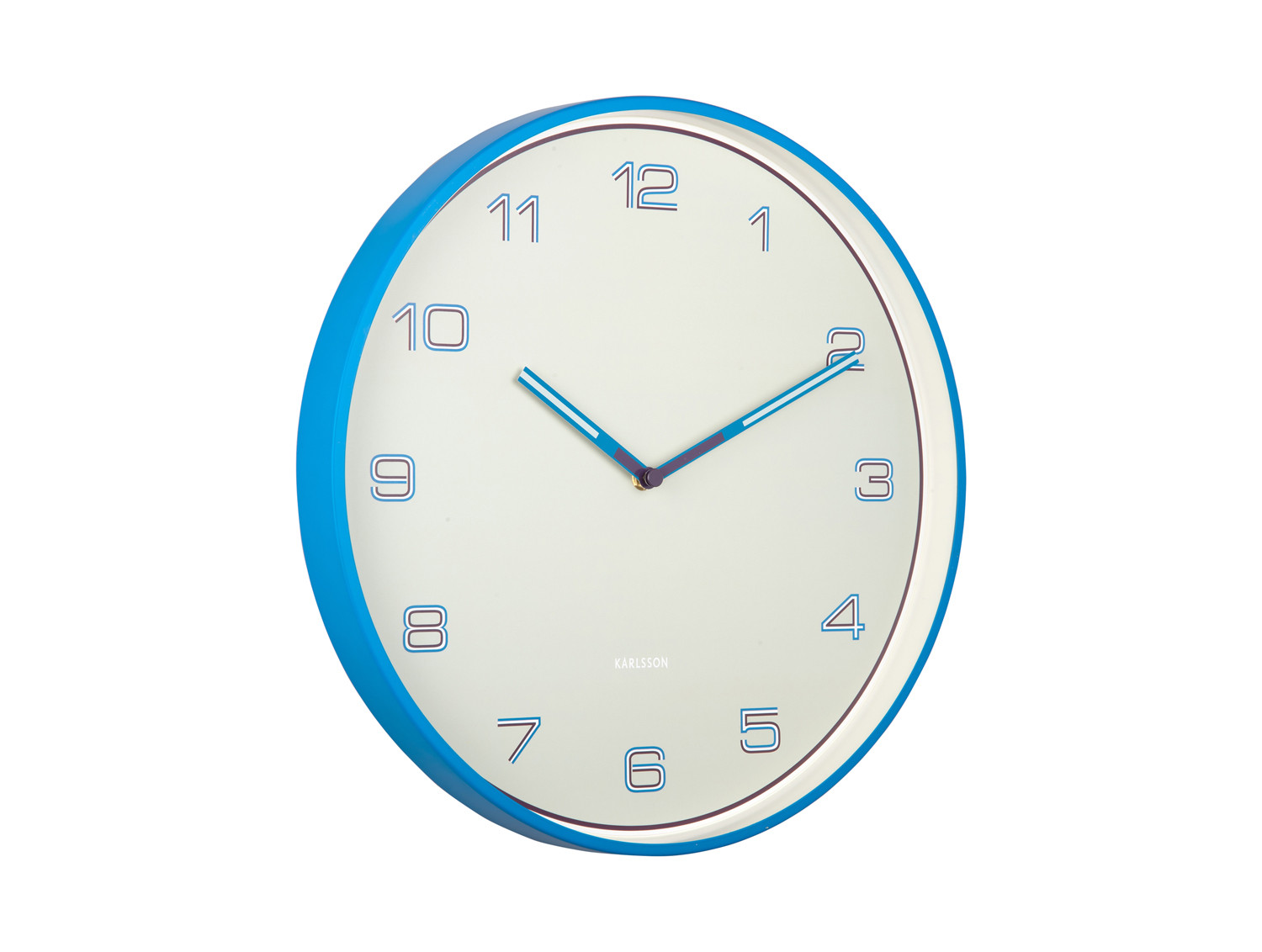 SAT ZIDNI - Wall Clock Lined Numbers