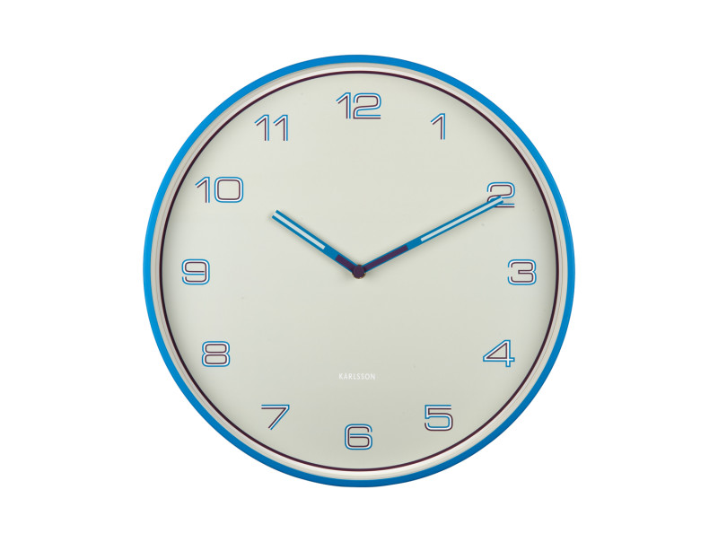 SAT ZIDNI - Wall Clock Lined Numbers - Slika 5