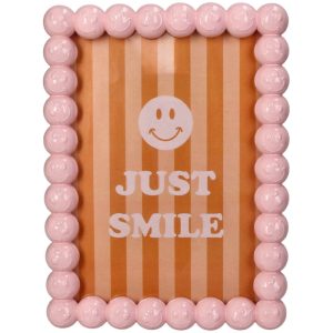 RAM ZA SLIKE  -  Photo Frame Smiley Polyresin Pink 13x18cm