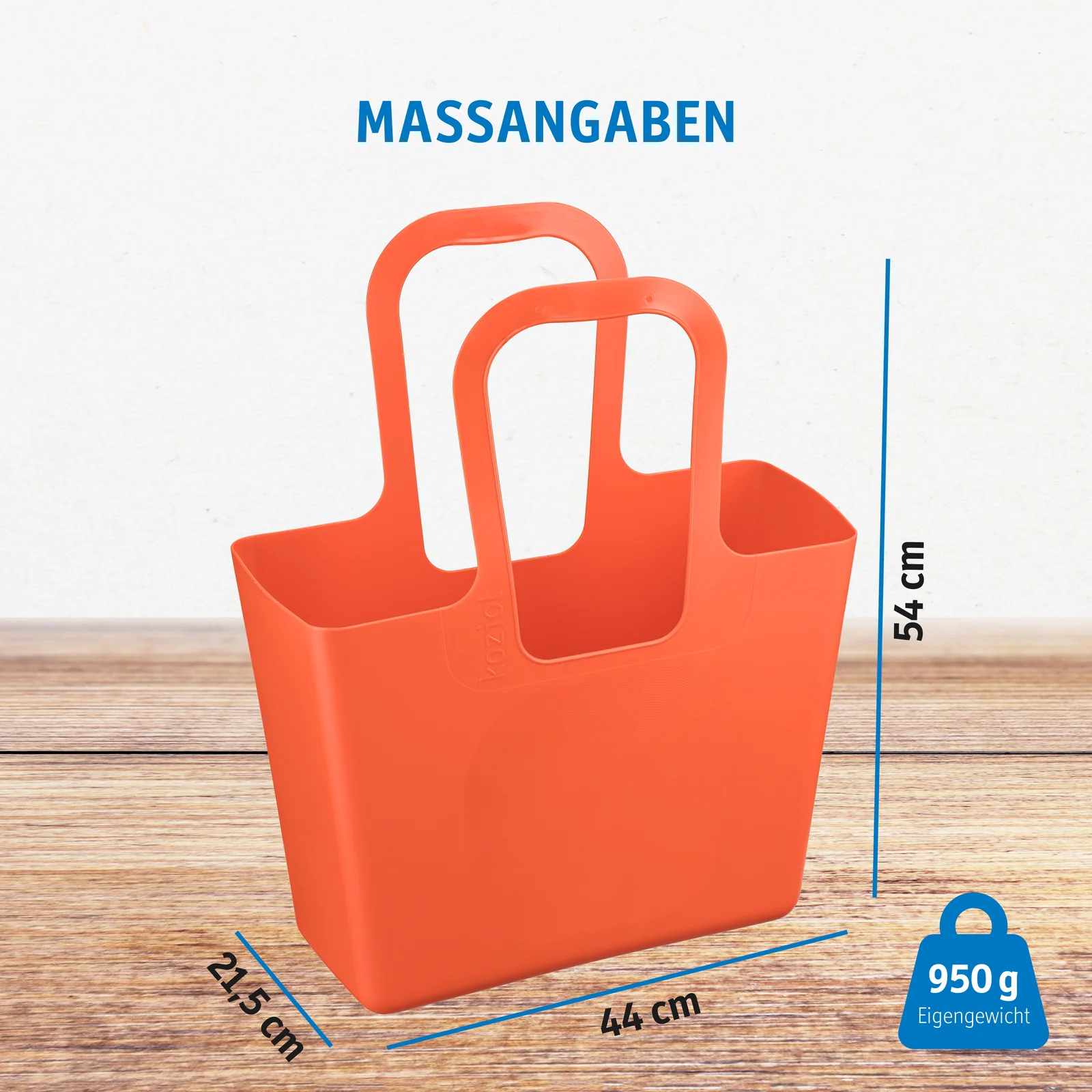 TORBA XL – TASCHE XL Bag strong coral - Slika 3