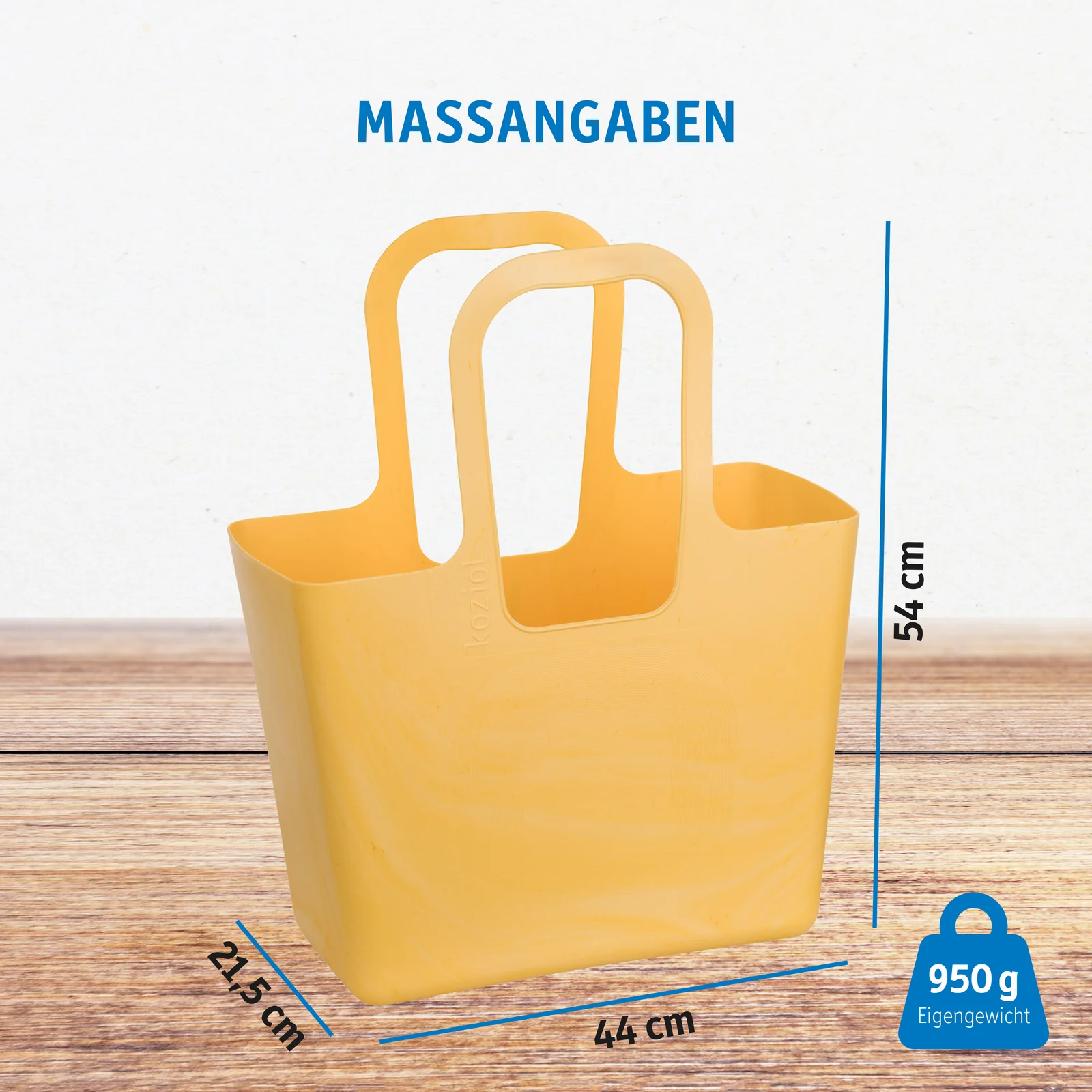 TORBA XL – TASCHE XL Bag artflow yellow - Slika 2