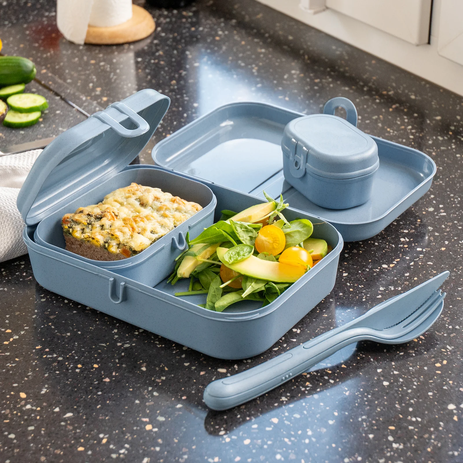 KUTIJA ZA UŽINU SA ESCAJGOM - Lunchbox Set + Cutlery Set PASCAL READY - Slika 3