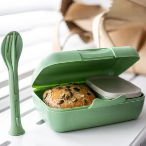 KUTIJA ZA UŽINU SA ESCAJGOM  -  Lunch box set with cutlery CANDY READY