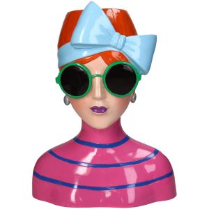 VAZA ZA CVEĆE  -  Vase Fashion Lady Polyresin Mix 24x17x30cm