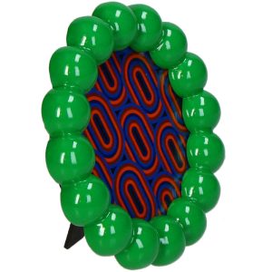 RAM ZA SLIKE  -  Photo Frame Beads Polyresin Green 10x10cm