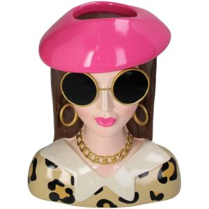 VAZA ZA CVEĆE   -  Vase Fashion Lady Polyresin Multi 23x16x28.5cm