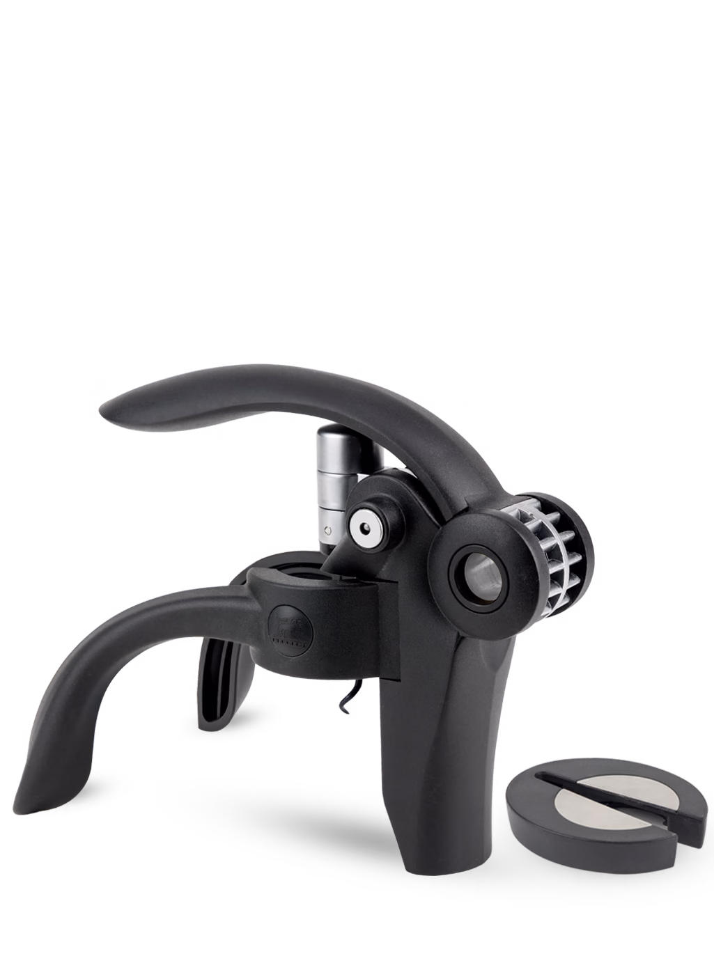 OTVARAČ ZA VINO - Baltaz Dark Lever corkscrew with foil-cutter black14 cm - Slika 3