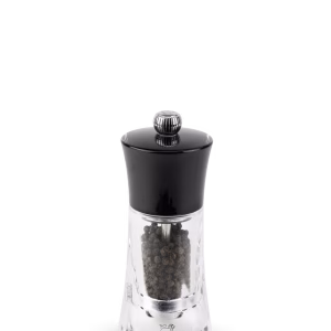 MLIN ZA BIBER  -  Manual pepper mill in acrylic, black 14 cm