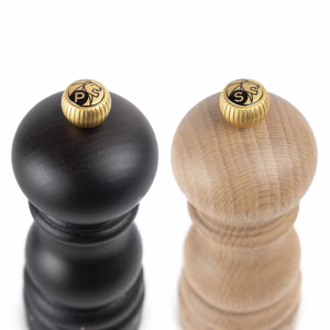 SET MLINOVA SO/BIBER  -  Duo of Manual Salt/Pepper Mills in Wood, u'Select, Chocolate/Natural, 18cm