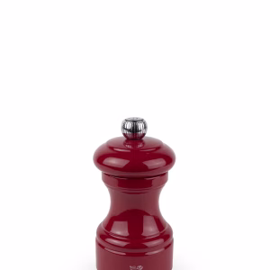 MLIN ZA BIBER - BISTRO 10cm - Manual pepper mill in lacquered wood, passion red, 10 cm