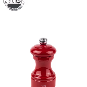 MLIN ZA SO - BISTRO 10cm - Manual Wooden Salt Mill, Passion Red Lacquered, 10 cm