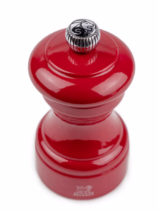 MLIN ZA SO - BISTRO 10cm - Manual Wooden Salt Mill, Passion Red Lacquered, 10 cm - Slika 3